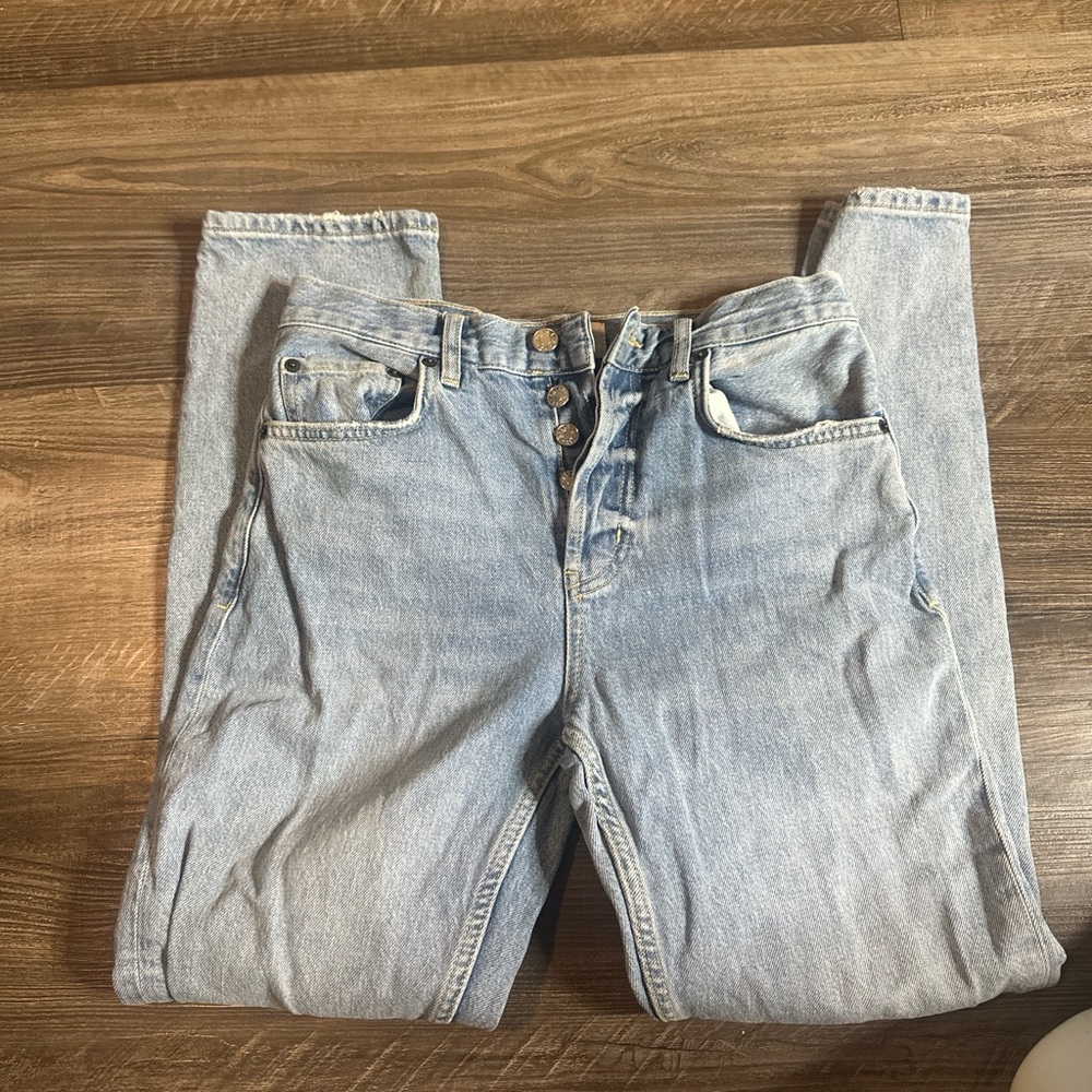 Rails Light Blue Straight Jeans